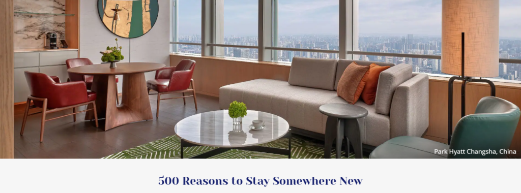 earn 500 bonus points per night at its newly launched hotels