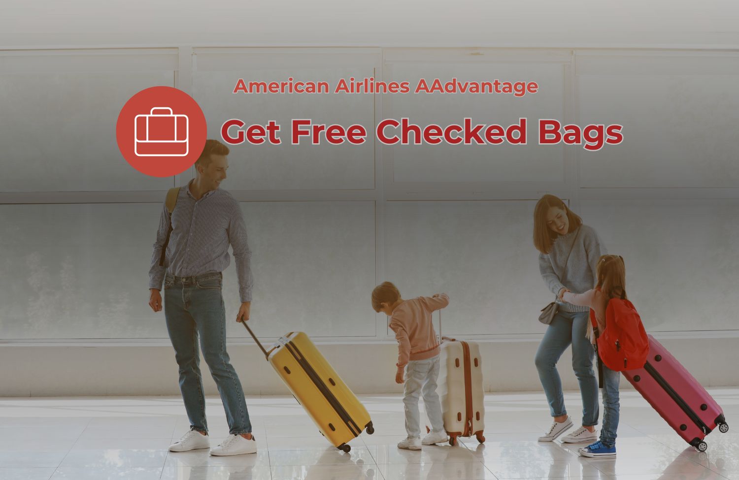 do aadvantage members get free checked bags