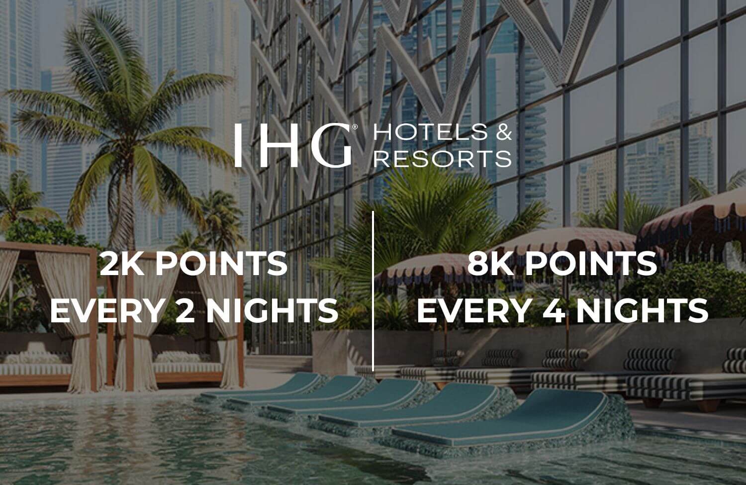 8K or 2K IHG Points Every 4 or 2 Nights - Promotion until August 31, 2025 3 8K or 2K IHG Points Every 4 or 2 Nights 1
