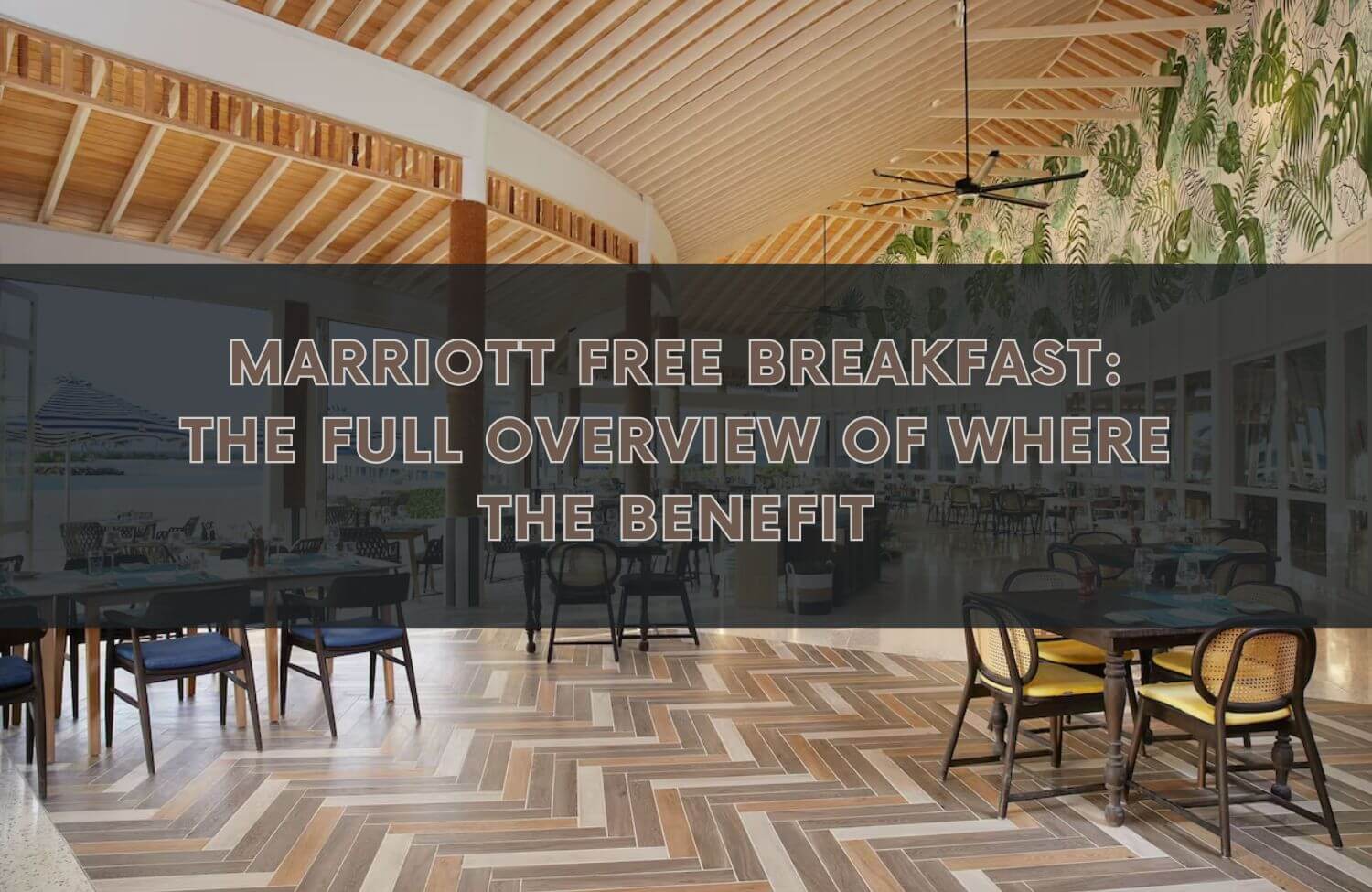 Marriott Free Breakfast: The Full Overview of Where the Benefit Applies — and How 6 marriott free breakfast the full overview of where the benefit
