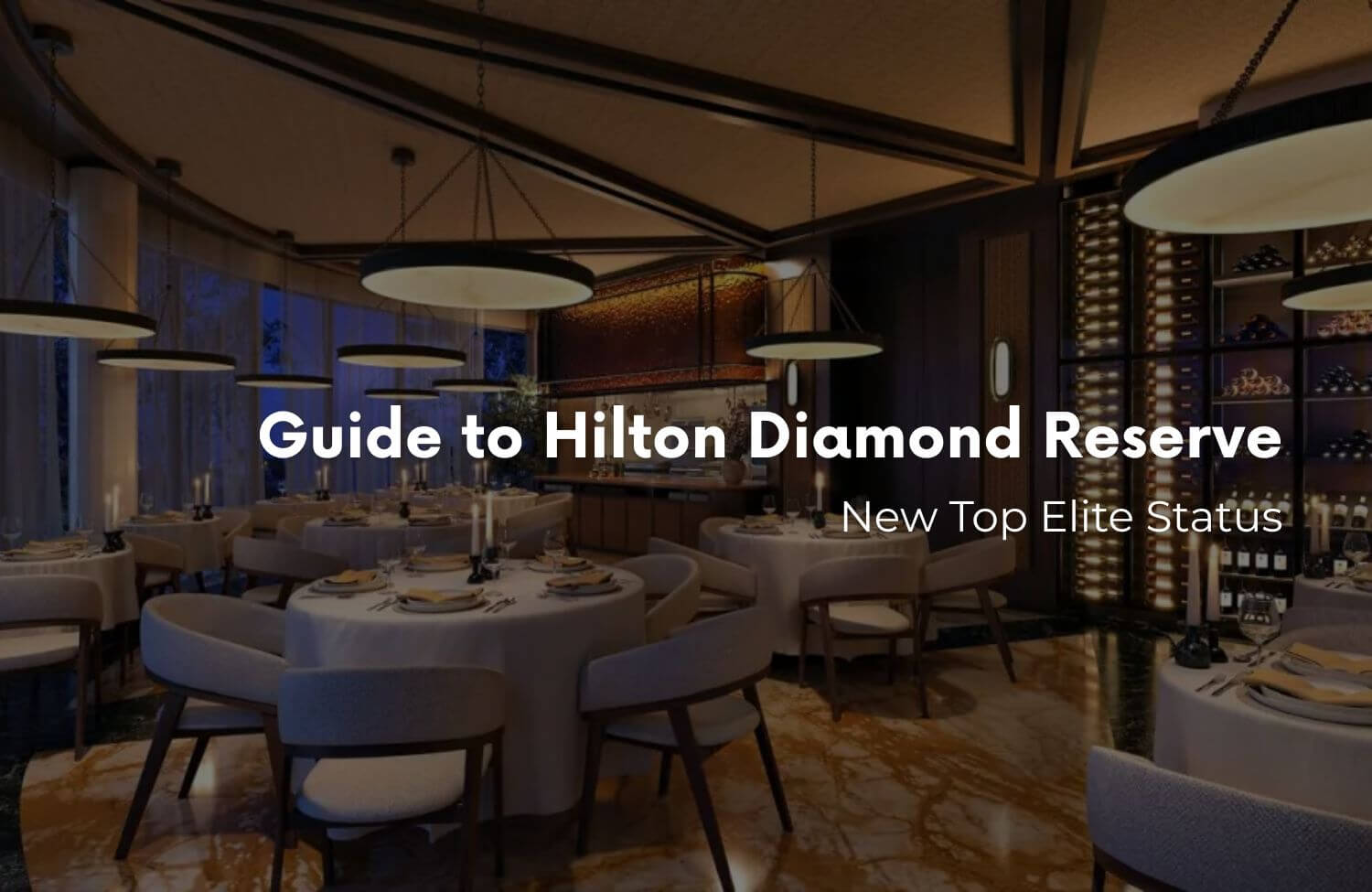 Guide to Hilton Diamond Reserve Benefits - Hilton Honors’ New Top Tier 3 hilton diamond reserve