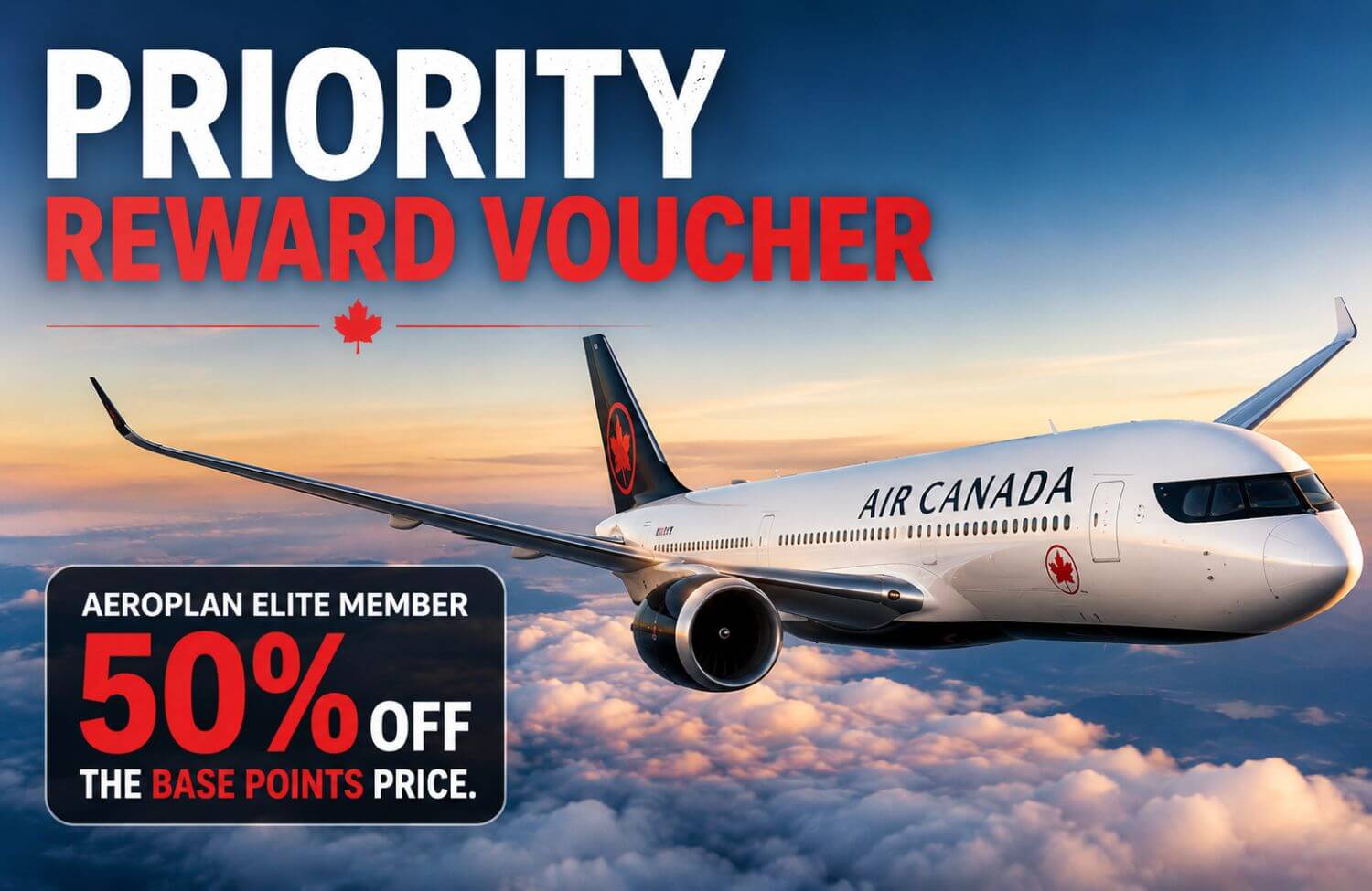The Guide to Aeroplan Priority Rewards 2 Air Canada Priority Reward voucher