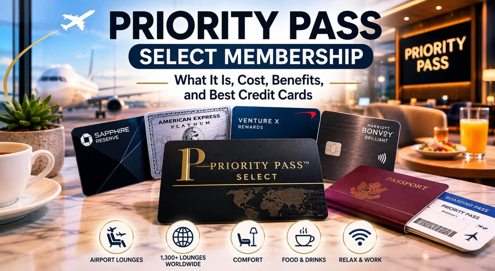 Priority Pass Select Membership: What It Is, Cost, Benefits, and Best Credit Cards 1 Priority Pass Select Membership: What It Is, Cost, Benefits, and Best Credit Cards