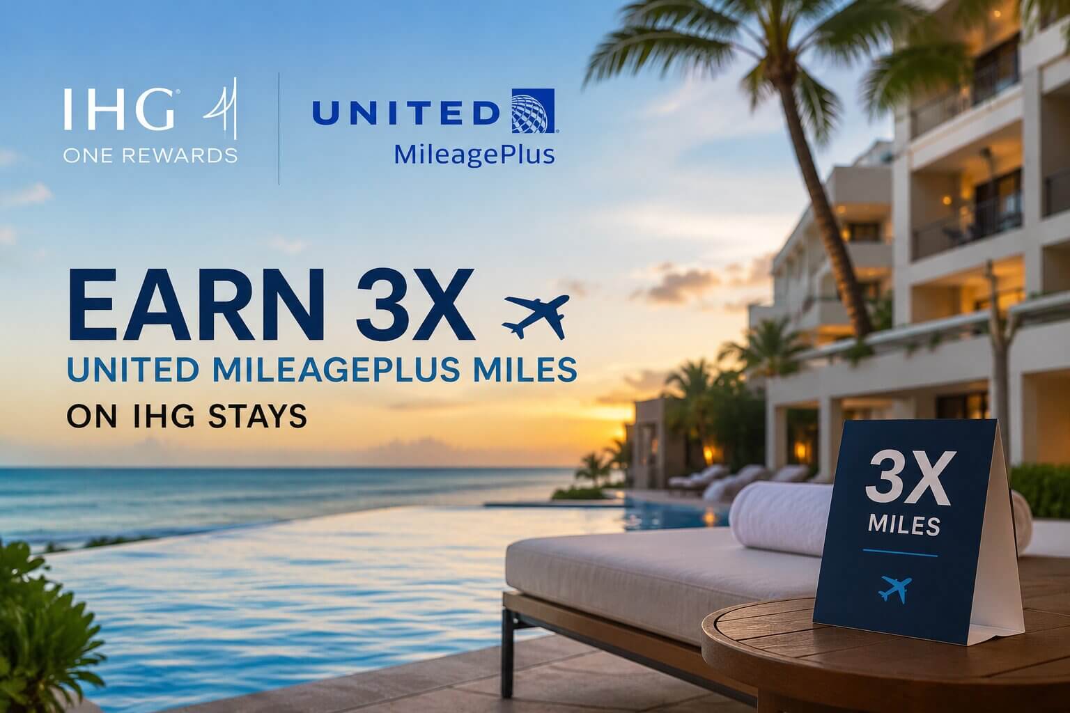 Earn 3X United MileagePlus Miles on IHG Stays Through September 30 3 earn 3x united mileageplus miles on ihg stays