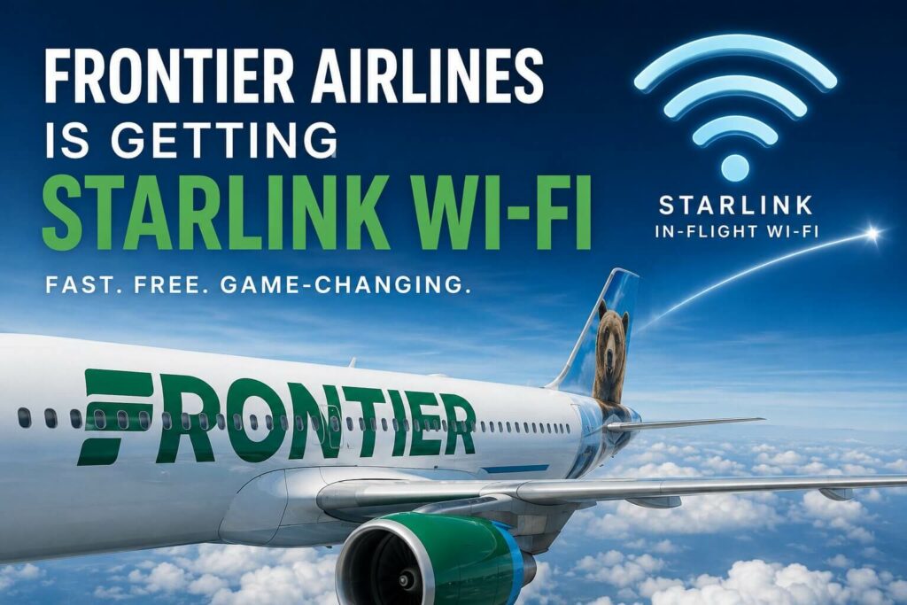 Frontier Airlines Is Finally Getting Starlink Wi-Fi — Here’s What Travelers Need to Know 8 frontiers starlink wi fi