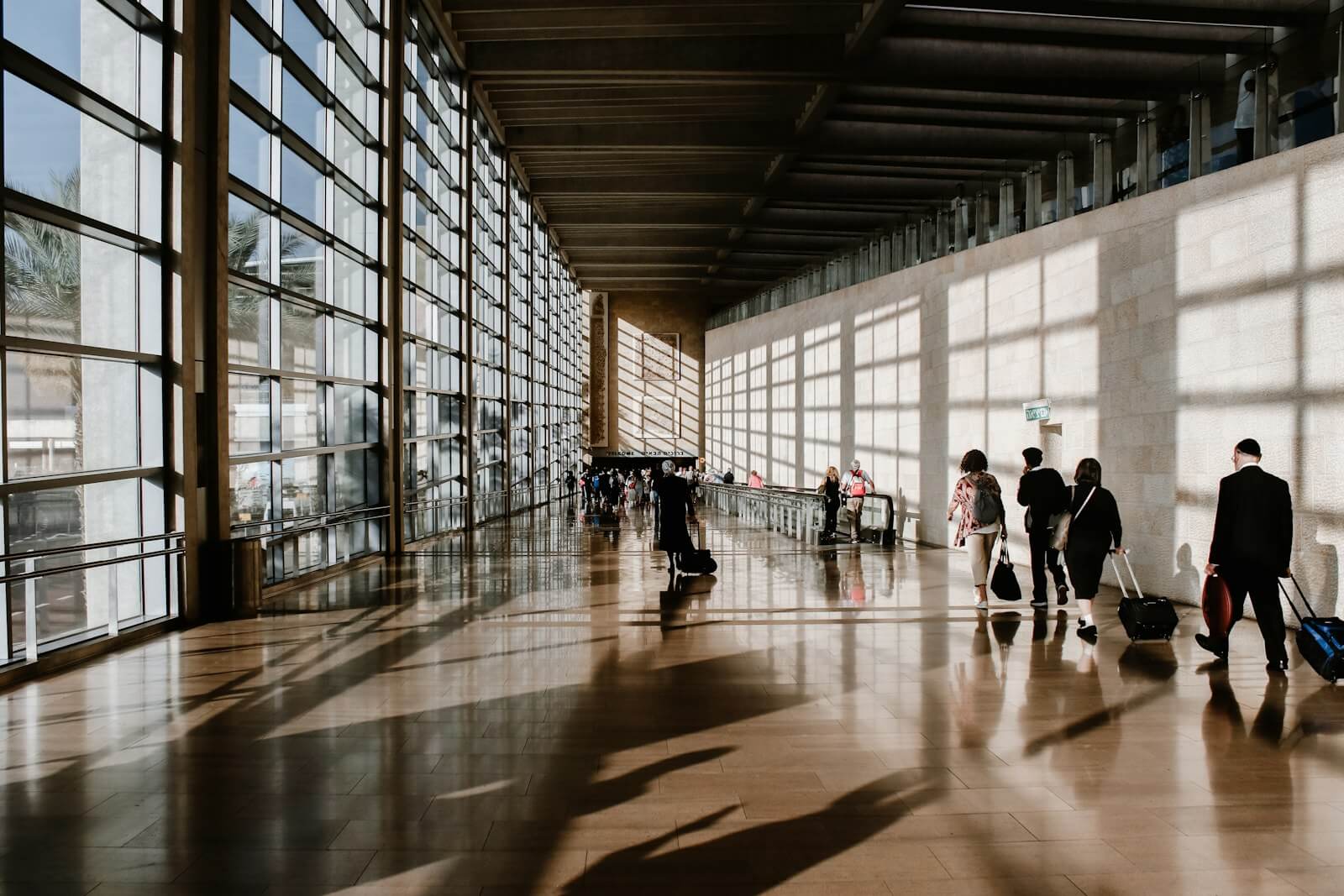 Delta Ticket Number 006 Explained 32 Airport terminal corridor with travelers
