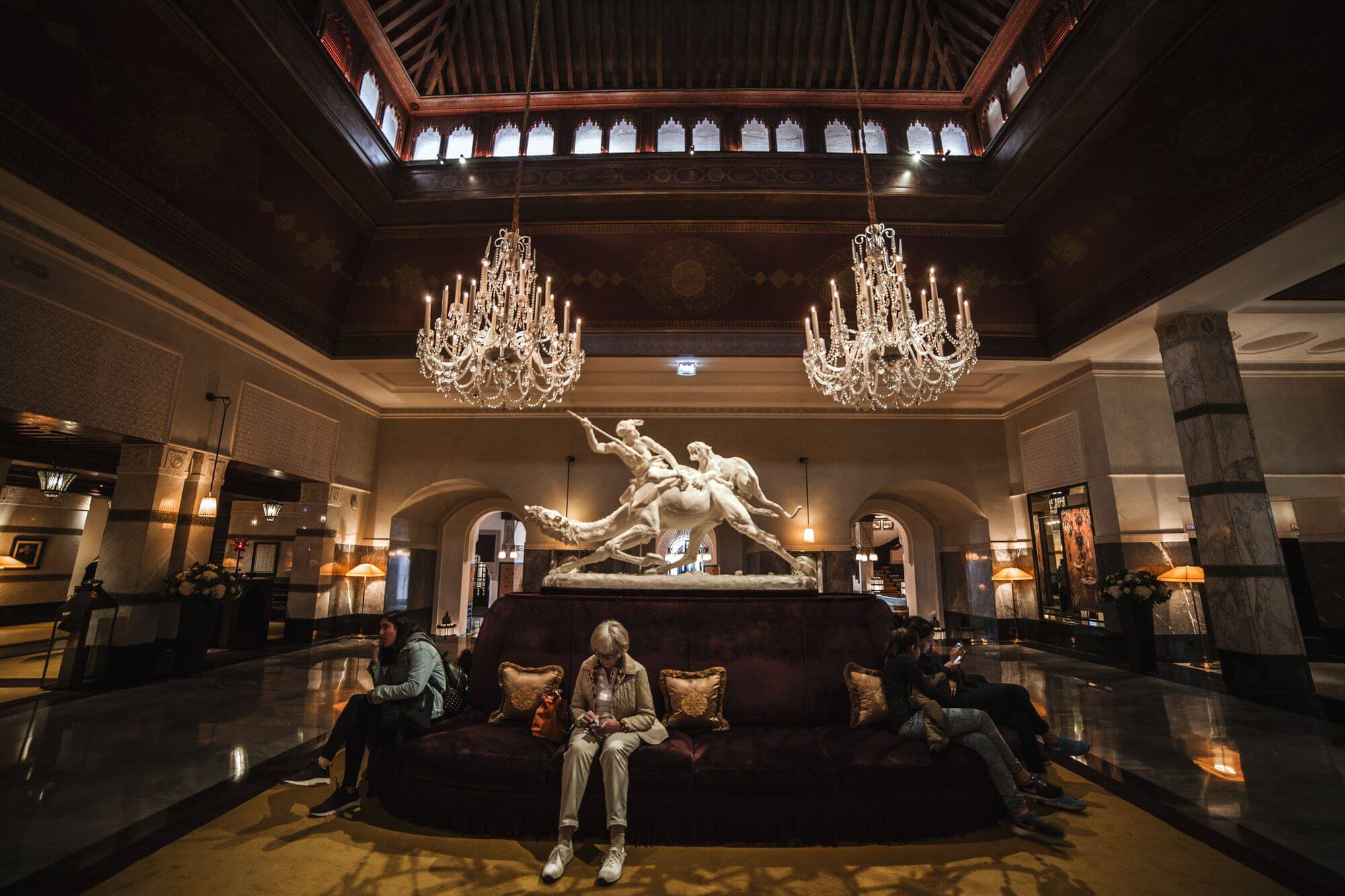 Choice Privileges Preferred Hotels: Book Luxury Hotels With Points 1 Spacious luxury hotel lobby with crystal chandeliers